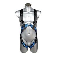 Skypro SP-100-QRB veiligheidsharnas – 2-punts, zwart/blauw