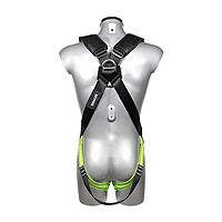 Veiligheidsharnas met 2 Bevestigingspunten SP-100-QRB-SCAFF – Zwart/Geel