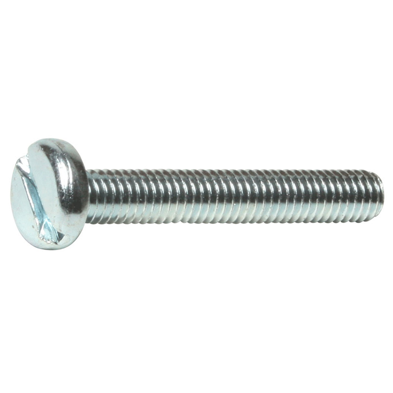 M5 x 25 Slotted Pan Machine Screw BZP