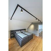 PURI TRACK glas zwart 1xGU10 1-fase PURI TRACK glas zwart 1xGU10 1-fase