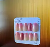 soft peach sunset pink ombre
