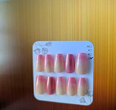 soft peach sunset pink ombre