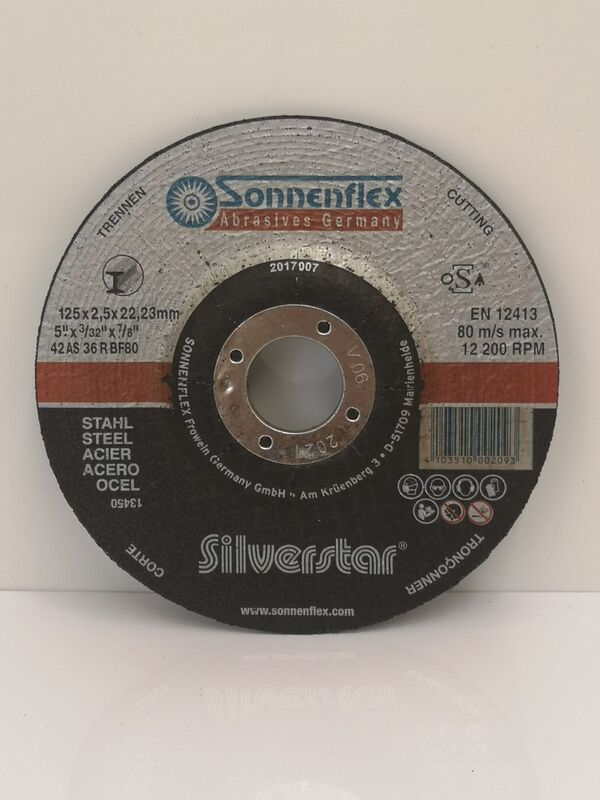Sonnenflex 125mm 2.5mm Steel Slitting Discs