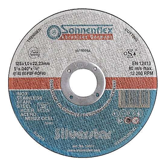 Sonnenflex 125mm Inox 1.0mm Slitting Disc