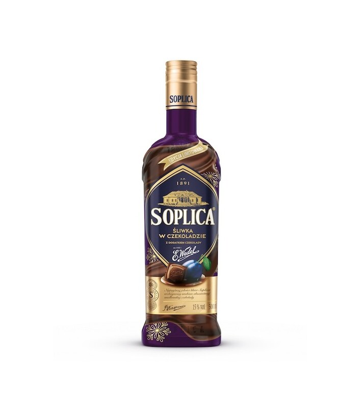 W/SOPLICA WEDEL PLUM IN CHOCOLATE 15% 0.5L/15