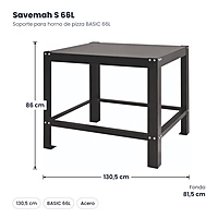 Medidas Savemah S 66L: 130.5 x 81.5 x 86 cm