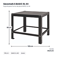 Medidas Savemah S BASIC XL 44: 100 x 84.5 x 86 cm