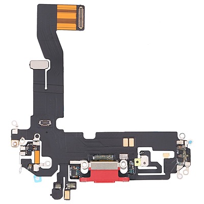 Genuine Apple iPhone 12 Mini - Replacement Charging Port Flex Cable With Microphone - Red - Original