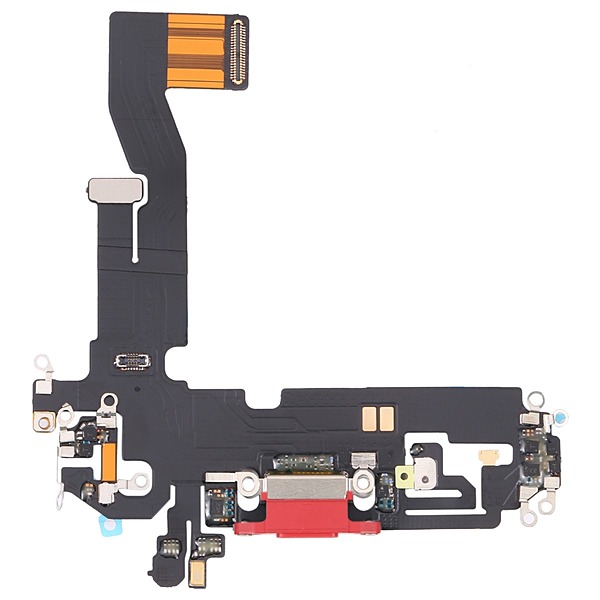 Genuine Apple iPhone 12 Mini - Replacement Charging Port Flex Cable With Microphone - Red - Original