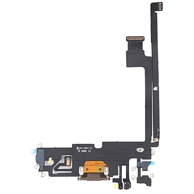 Genuine Apple iPhone 12 Pro Max - Replacement Charging Port Flex Cable With Microphone - Gold - Original