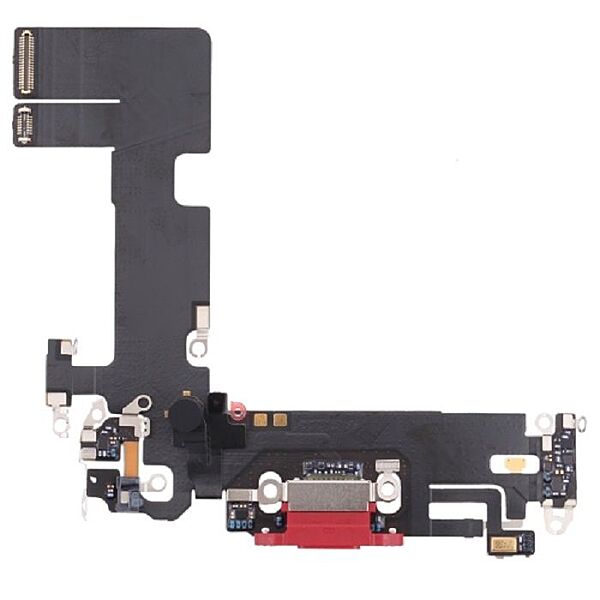 For Apple iPhone 13 - Replacement Charging Port Flex Flex Cable With Microphone - Red