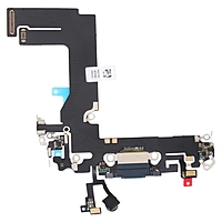 Replacement Charging Port Flex Flex Cable With Microphone - Blue - Apple iPhone 13 Mini