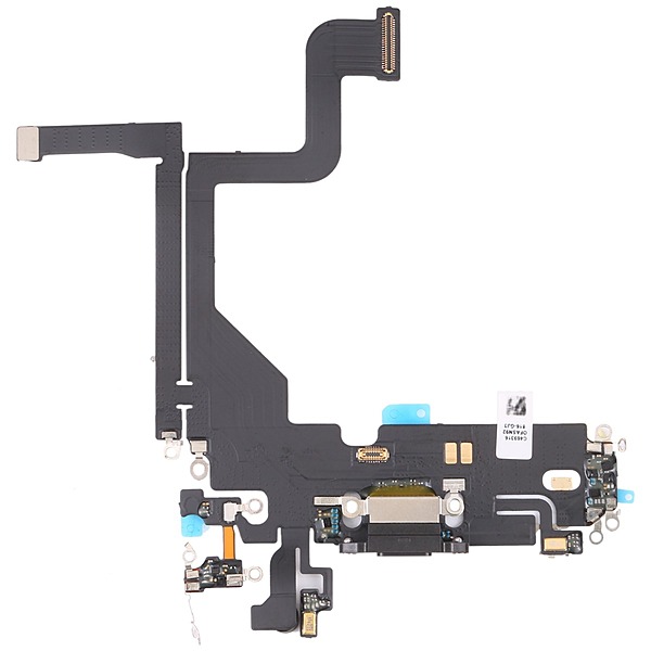 Genuine Apple iPhone 13 Pro - Replacement Charging Port Flex Cable With Microphone - Black - Original