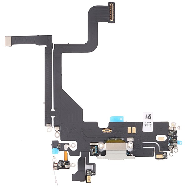 Genuine Apple iPhone 13 Pro - Replacement Charging Port Flex Cable With Microphone - White - Original