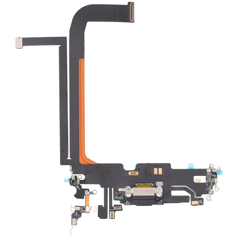 Replacement Charging Port Flex Flex Cable With Microphone - Black - Apple iPhone 13 Pro Max