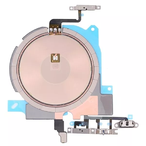 Genuine Apple iPhone 13 Pro Replacement Wireless Charging Coil With Internal Power & Volume Buttons Flex - Original - Reclaimed