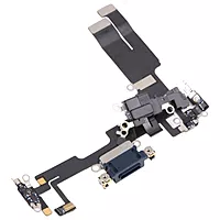 Genuine iPhone 14 - Replacement Charging Port Flex Cable With Microphone - Original - Reclaimed - Blue