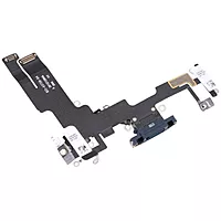 Genuine iPhone 14 - Replacement Charging Port Flex Cable With Microphone - Original - Reclaimed - Blue