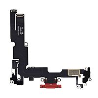 Apple iPhone 14 Plus - Replacement Charging Port Flex Cable With Microphone - Red