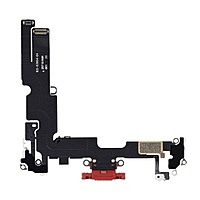 Apple iPhone 14 Plus - Replacement Charging Port Flex Cable With Microphone - Red
