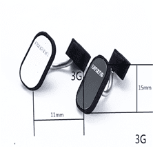 DJ Naughty Dragon WPL D12 Micro Card Upgrade Modified Square Simulation Rearview Mirror