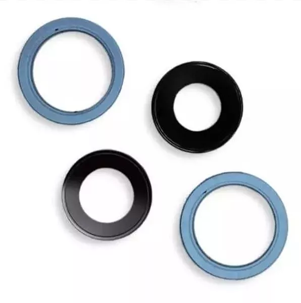Replacement Glass Camera Lens With Frame - Apple iPhone 13 , 13 Mini - Blue