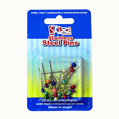 Stainless Steel Pearl Pins