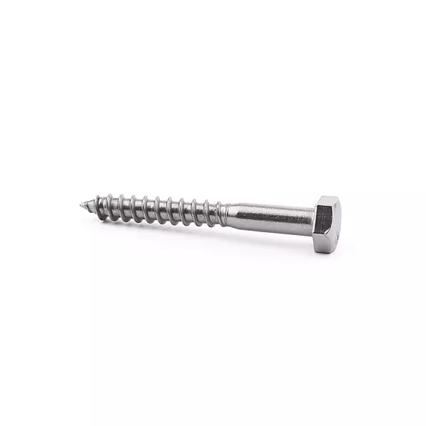 6 x 30mm Hex Coach Screw A2 Stainless