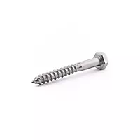 6 x 25mm Hex Coach Screw A2 Stainless