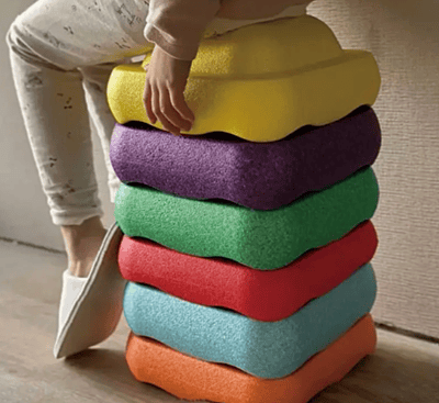 Цветни баланс камъни Stepping Stones - 3 или 6 части Цветни баланс камъни Stepping Stones - 3 или 6 части