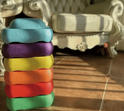 Цветни баланс камъни Stepping Stones - 3 или 6 части Цветни баланс камъни Stepping Stones - 3 или 6 части