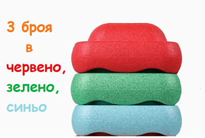 Цветни баланс камъни Stepping Stones - 3 или 6 части Цветни баланс камъни Stepping Stones - 3 или 6 части