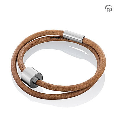 Tadblu Barrel bracelet Leder Cognackleur