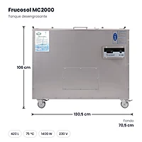 Tanque desengrasante 420 L Frucosol MC2000 – medidas