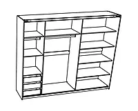 ELEGANCE LINE Američki plakar AP 270 O