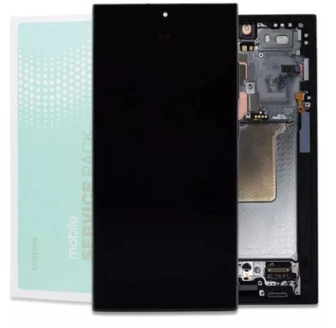 Genuine Samsung Galaxy S24 Ultra , S928 - Replacement AMOLED Touch Screen Assembly With Chassis - Titanium Black - Authorised Refurbished