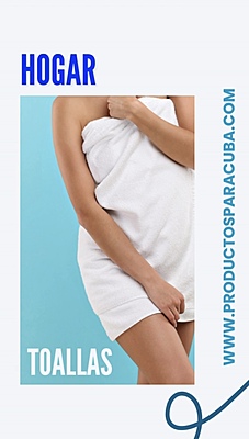 Toallas Grandes de Algodón Blanco