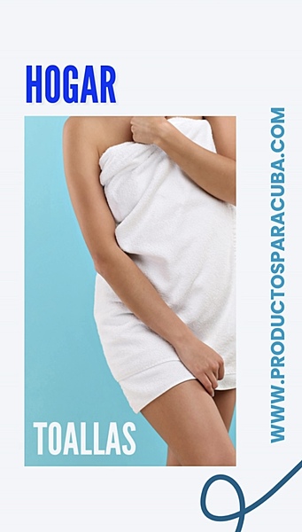 Toallas Grandes de Algodón Blanco