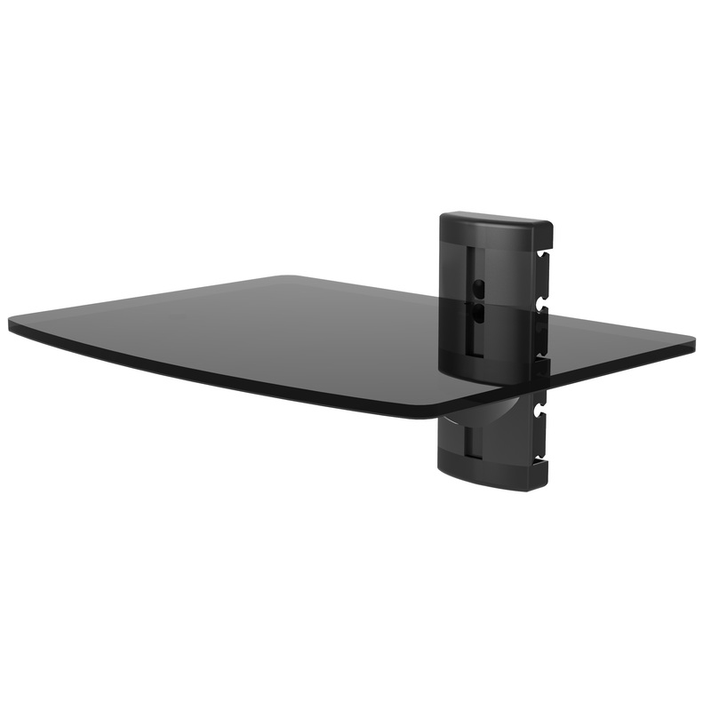 TTAP Single Glass AV Wall Shelf