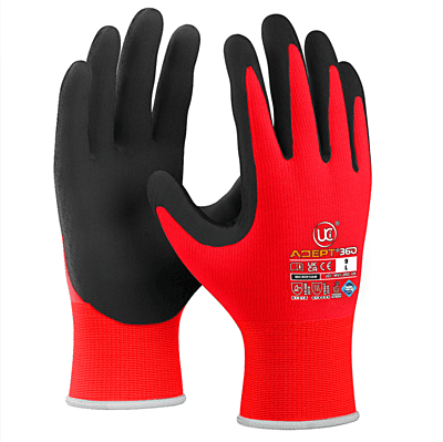 UCI Adept Red Gloves Size 08