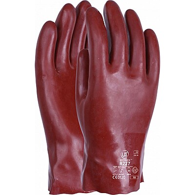 UCI Chemical Gauntlet Red PVC 11" (27CM)
