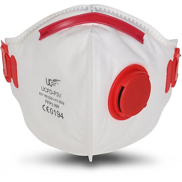 UCI Valved Fold Flat Masks FFP3