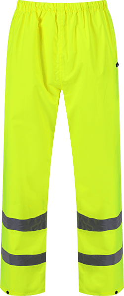 Hi Vis Yellow Waterproof Trouser L