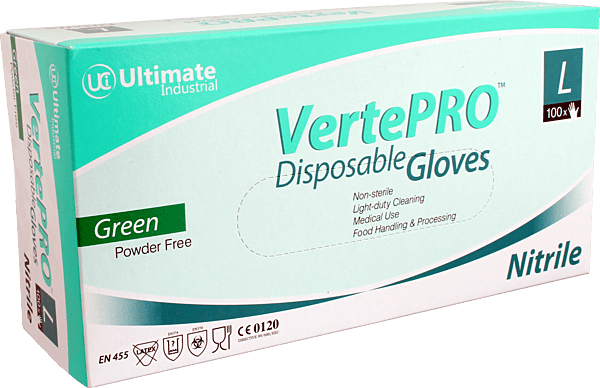 Vertepro Disposable Nitrile Gloves (L)