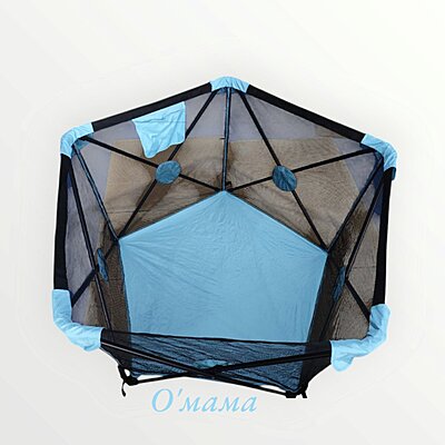 Сгъваема петоъгълна кошара + Kилимче за игра Сгъваема петоъгълна кошара + Kилимче за игра