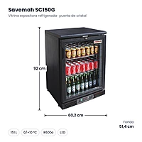 Medidas Savemah SC150G: 60.2 x 51.4 x 92 cm