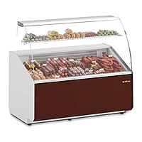 Vitrina expositora refrigerada 159 cm cristal curvo Infrico VJU 15 C