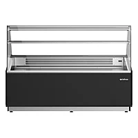 Vitrina expositora refrigerada 190 cm cristal plano Infrico VJU 18 P – vista 2