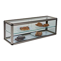 Vitrina neutra de sobremostrador 2 pisos cerrada Savemah V-P2