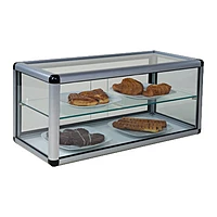 Vitrina neutra de sobremostrador 2 pisos cerrada Savemah V-P2C